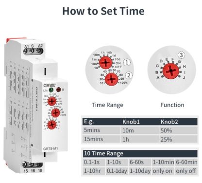 Multifunkcionalni timer-relej (10 funkcija) - Image 4