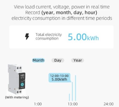 Tuya smart switch 2P 230V/63A - Image 4